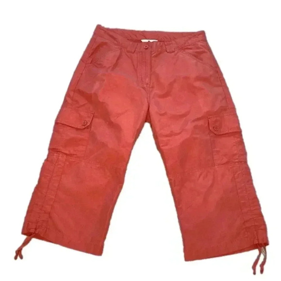 Vintage Woolrich Henna Cropped Cargo Pants Size 8 - Picture 1 of 8